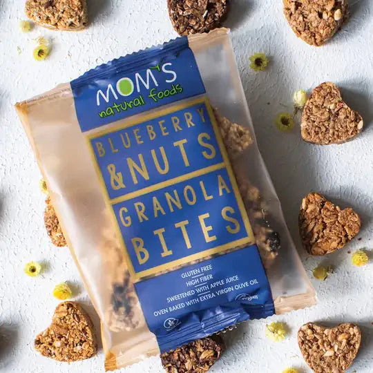 12 Gluten Free Blueberry Granola BITES